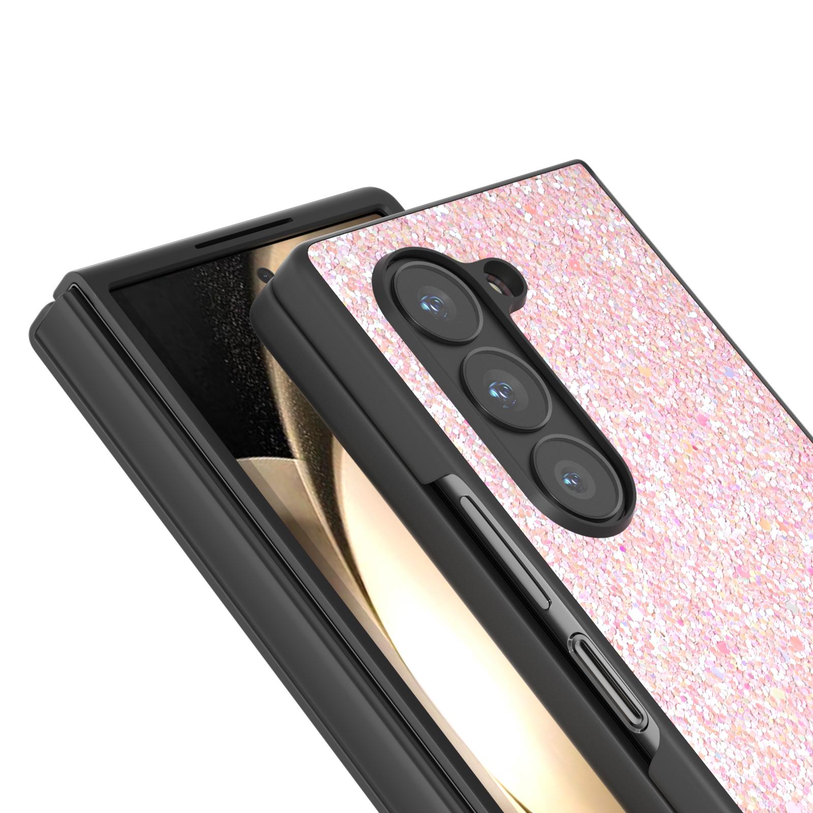 For Samsung Galaxy Z Fold6 5G Case Colored Glitter PU+PC Shockproof Phone Cover Light Pink
For Samsung Galaxy Z Fold6 5G Case Colored Glitter PU+PC Shockproof Phone Cover Light Pink