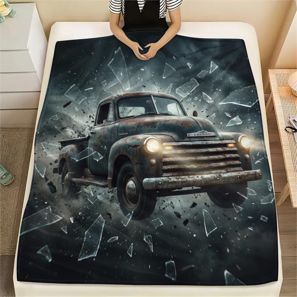 1PC Car Print Flannel Blanket, High quality All Seasons, Home Decor, Warmth and Comfort, Perfect for Christmas Gifts 80cm x 120cm
1PC Car Print Flannel Blanket, High quality All Seasons, Home Decor, Warmth and Comfort, Perfect for Christmas Gifts 80cm x 120cm