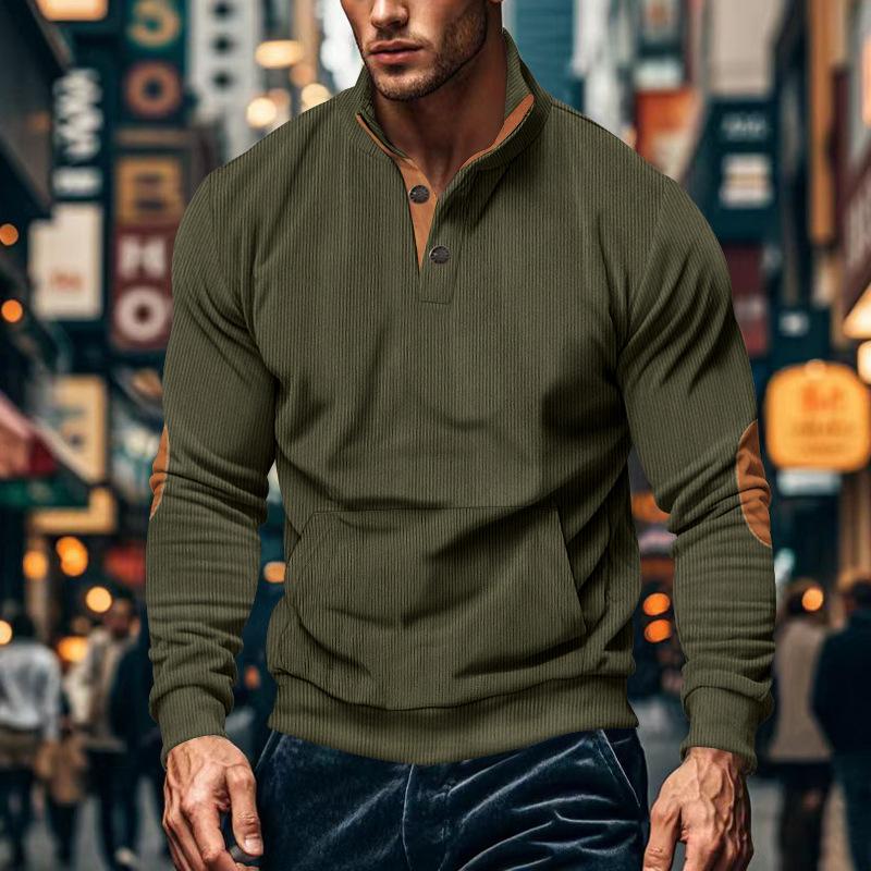 2026 Autumn and Winter New Casual Stand Collar Long Sleeve Pocket Sweatshirt for Men XXXL зелений
2026 Autumn and Winter New Casual Stand Collar Long Sleeve Pocket Sweatshirt for Men XXXL зелений