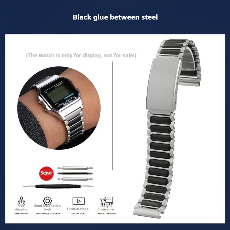 AE1200 Watch strap For Casio A158 A159 A168 AE-1200 AE1300 AR1100 18MM stainless steel watchband Men metal bracelet Accessories Width 18mm
AE1200 Watch strap For Casio A158 A159 A168 AE-1200 AE1300 AR1100 18MM stainless steel watchband Men metal bracelet Accessories Width 18mm