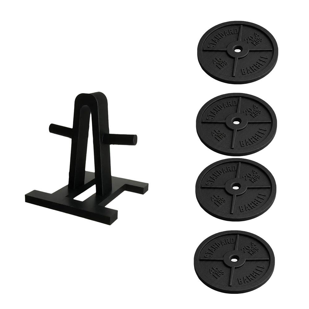 4pcs/Set Novelty Weight Plate Coaster Set Tabletop Protection Heat Insulation Cup Pad Non-Slip Ornaments Desktop Decoration чорний
4pcs/Set Novelty Weight Plate Coaster Set Tabletop Protection Heat Insulation Cup Pad Non-Slip Ornaments Desktop Decoration чорний
