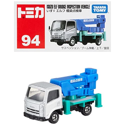 TAKARA TOMY Tomica No.94 Isuzu Elf Bridge Inspection Vehicle (коробка) Игрушечная мини-машинка для детей от 3 лет и старше. Стандарты безопасности коробочных игрушек прошли сертификацию ST Mark.
TAKARA TOMY Tomica No.94 Isuzu Elf Bridge Inspection Vehicle (коробка) Игрушечная мини-машинка для детей от 3 лет и старше. Стандарты безопасности коробочных игрушек прошли сертификацию ST Mark.