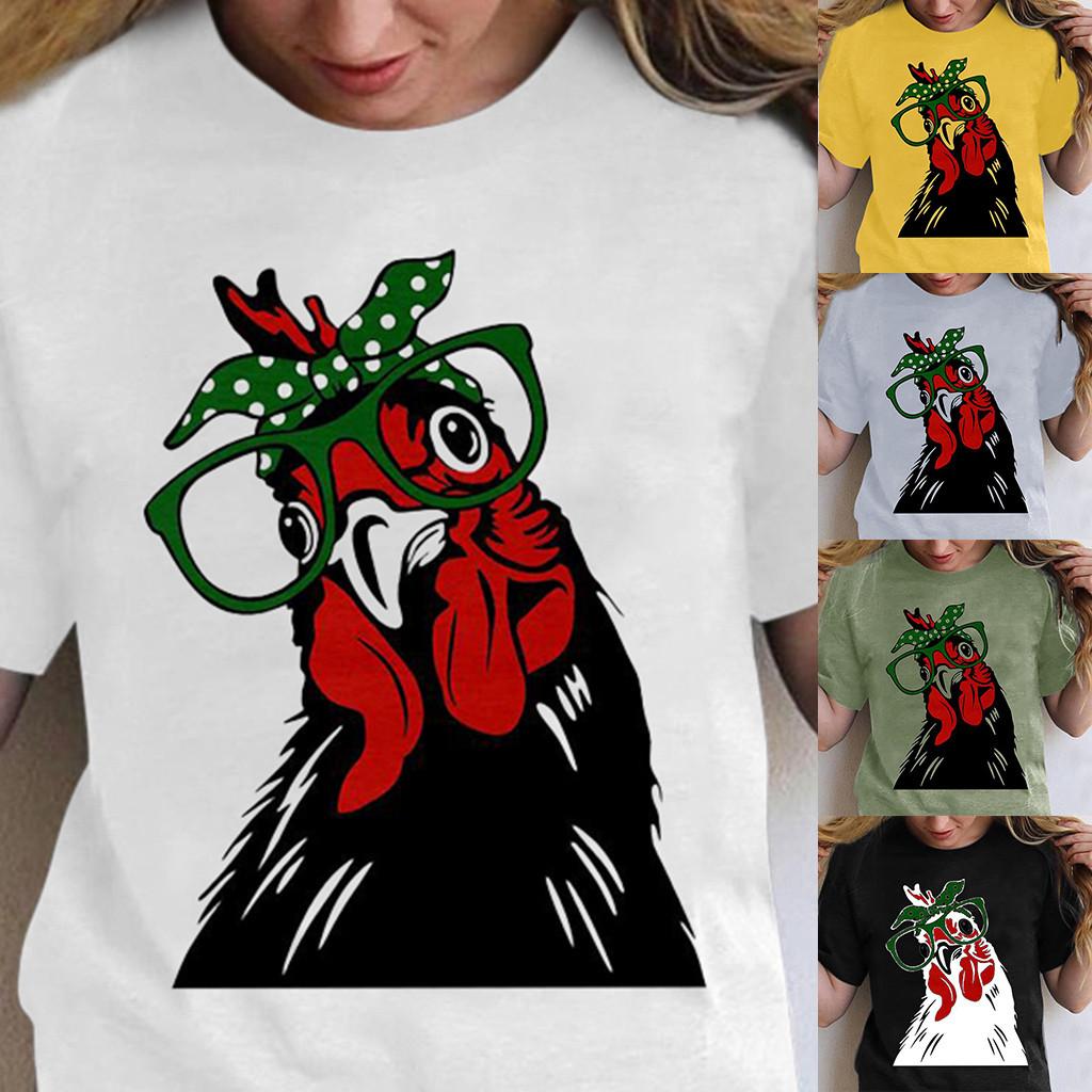 Повседневные женщины Loose Круглый Шеи Шорты Рукав Печать Топ Блузка футболка
Повседневные женщины Loose Круглый Шеи Шорты Рукав Печать Топ Блузка футболка