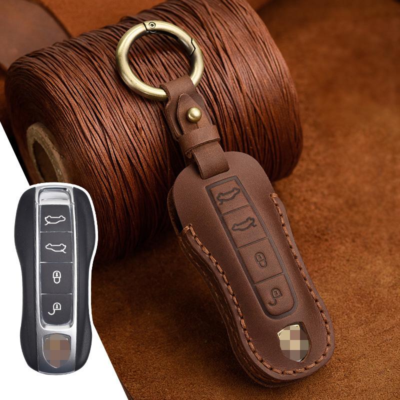 For Porsche Key Case New Cayenne Pamela Macan718Panamera Leather Retro Buckle
For Porsche Key Case New Cayenne Pamela Macan718Panamera Leather Retro Buckle