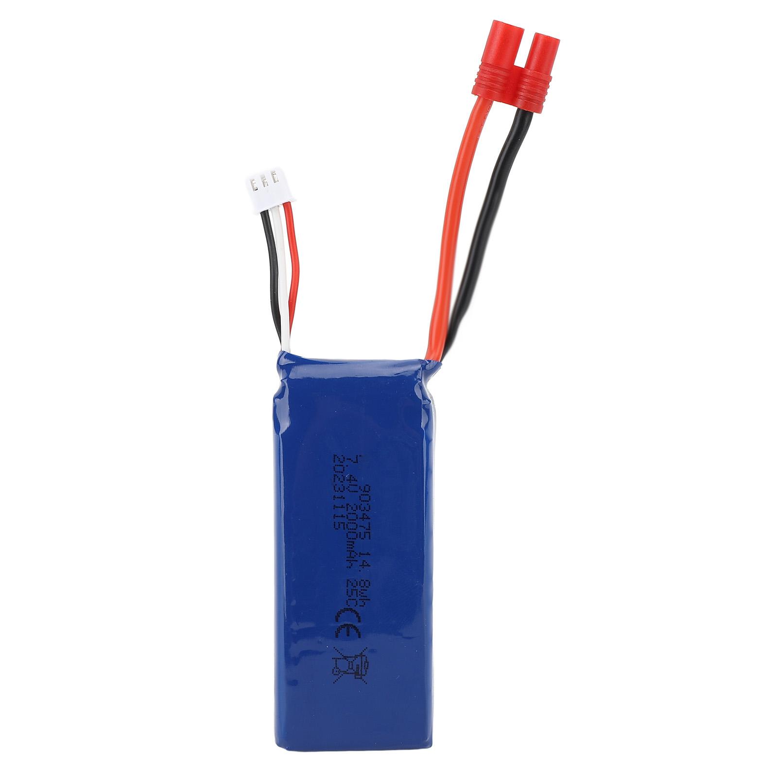 2000mAh 7.4V Літієва батарея для дрона Banana Plug 25C Замінна літій-полімерна батарея для Syma X8
2000mAh 7.4V Літієва батарея для дрона Banana Plug 25C Замінна літій-полімерна батарея для Syma X8