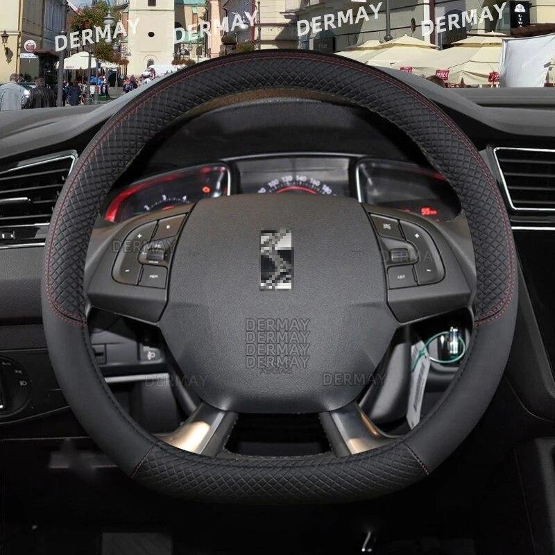 Для Citroen DS4 DS5 DS5 DS 5LS DS6 DS7 DS9 автомобильный чехол на руль из искусственной кожи Нескользящие автомобильные аксессуары
Для Citroen DS4 DS5 DS5 DS 5LS DS6 DS7 DS9 автомобильный чехол на руль из искусственной кожи Нескользящие автомобильные аксессуары
