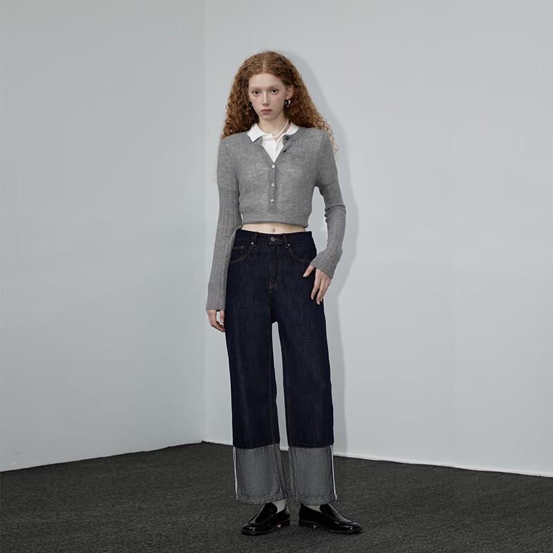 GREEN BELT Women s Spliced Straight-Leg Cropped Jeans L
GREEN BELT Women s Spliced Straight-Leg Cropped Jeans L