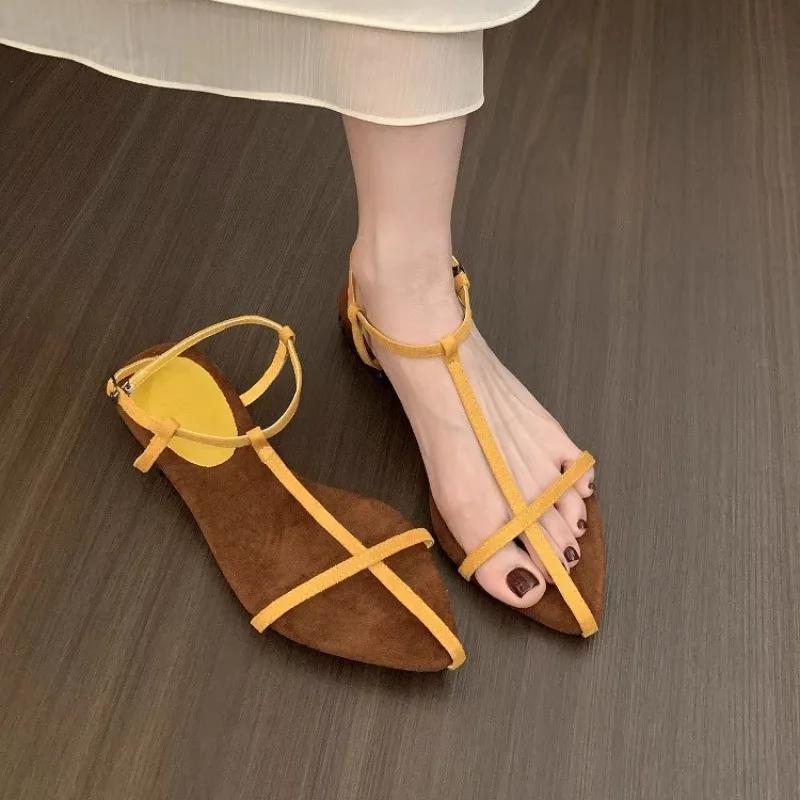 Женские модные сандалии на тонком низком каблуке с острым открытым носком и ремешком на щиколотке, туфли для платья однотонные летние женские сандалии на тонком низком каблуке 42 жёлтый
Женские модные сандалии на тонком низком каблуке с острым открытым носком и ремешком на щиколотке, туфли для платья однотонные летние женские сандалии на тонком низком каблуке 42 жёлтый