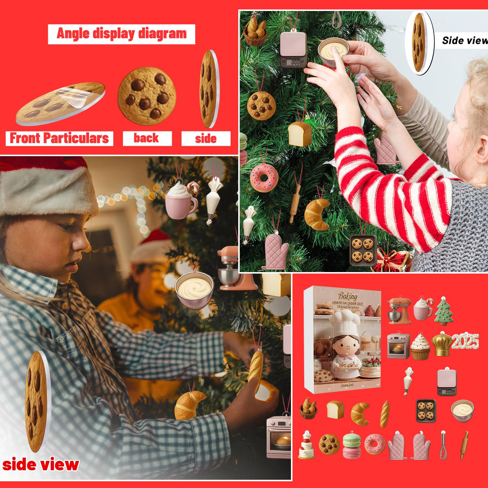 24-Surprise Sweet Countdown Calendar, A Gift For Baking Enthusiasts, 2D Acrylic Countdown Calendar, A Gift For Family Chefs, A Chef s Gift One Size
24-Surprise Sweet Countdown Calendar, A Gift For Baking Enthusiasts, 2D Acrylic Countdown Calendar, A Gift For Family Chefs, A Chef s Gift One Size