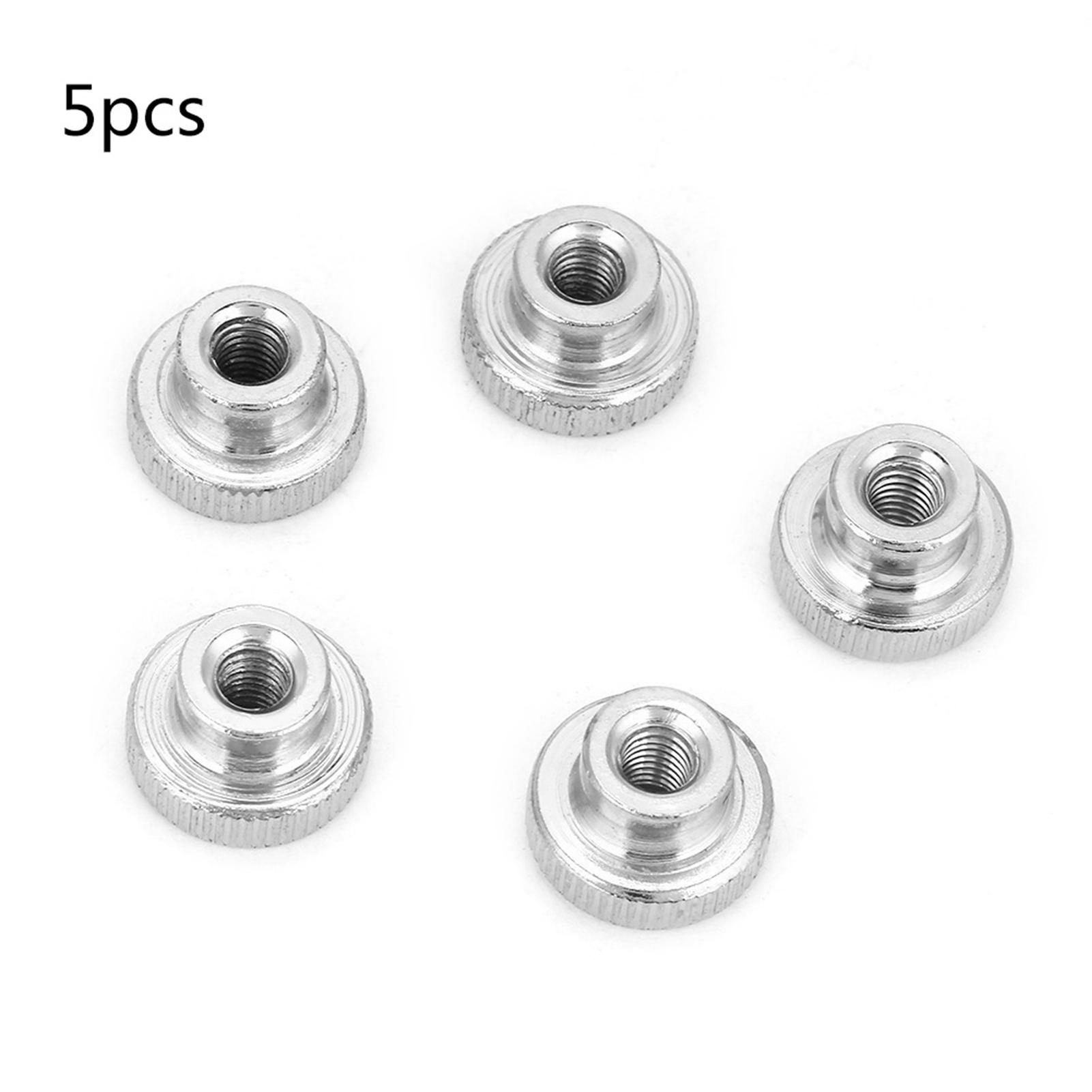 M3 M4 M5 M6 M8 M10 Nickel Plated Carbon Steel Hand Tighten Knurled Thumb Nuts (M5 5pcs)
M3 M4 M5 M6 M8 M10 Nickel Plated Carbon Steel Hand Tighten Knurled Thumb Nuts (M5 5pcs)