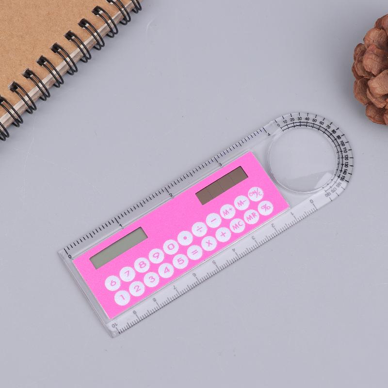 New 10cm Ruler Calculator Solar Card Mini Calculation Student Arithmetic Multifunctional Calculator Computer Digital Caliper рожевий червоний колір
New 10cm Ruler Calculator Solar Card Mini Calculation Student Arithmetic Multifunctional Calculator Computer Digital Caliper рожевий червоний колір