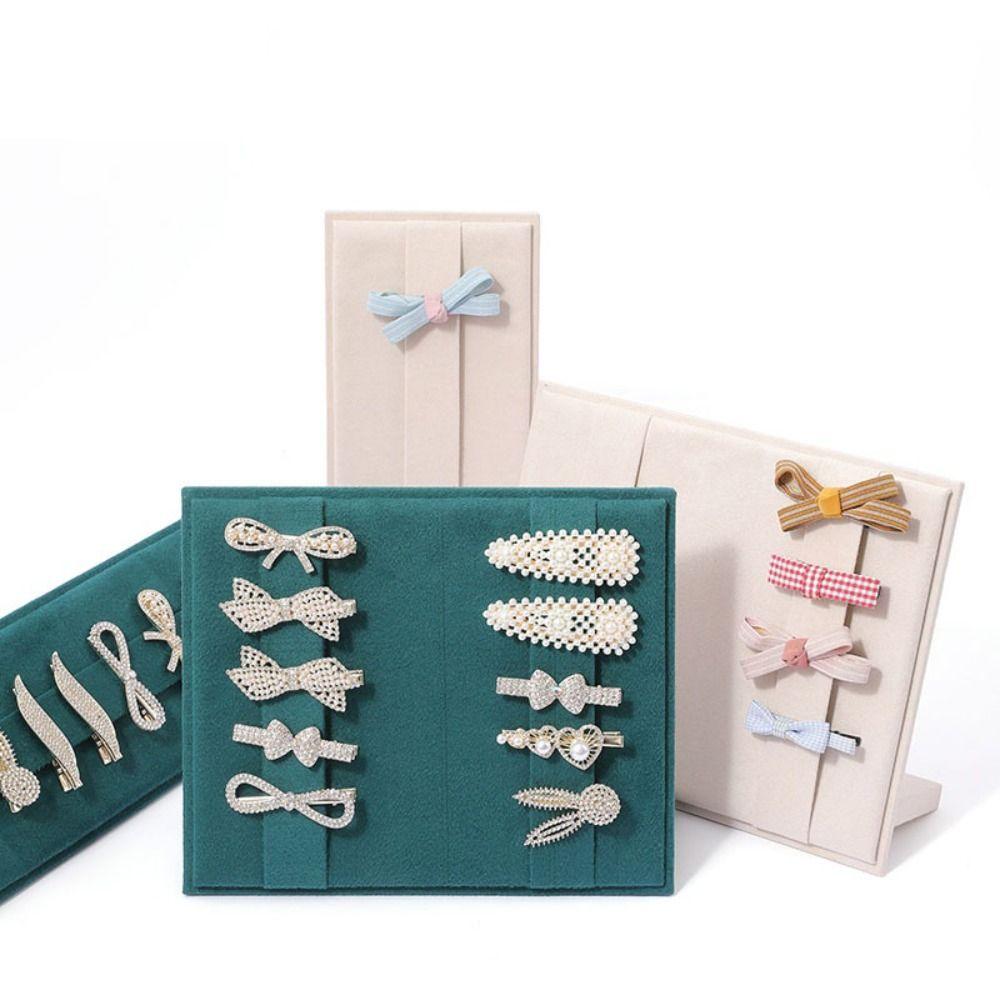L-shape Hairpin Display Rack 2/3 Row Hair Accessory Organizer Headwear Showing Rack Gift Beige-S
L-shape Hairpin Display Rack 2/3 Row Hair Accessory Organizer Headwear Showing Rack Gift Beige-S