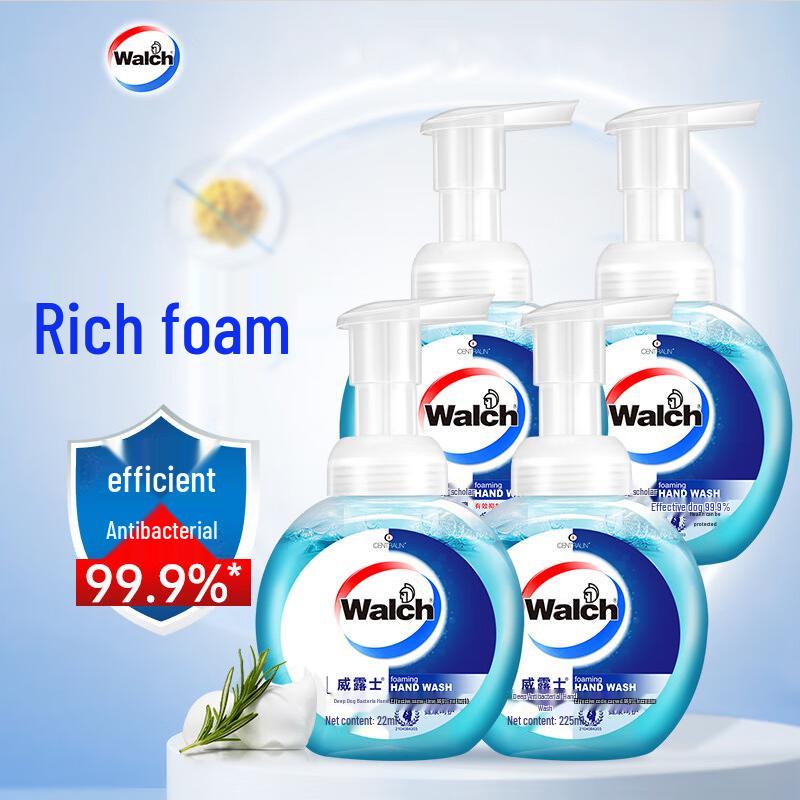 Walch Antibacterial Foam Hand Wash, 4-Pack
Walch Antibacterial Foam Hand Wash, 4-Pack