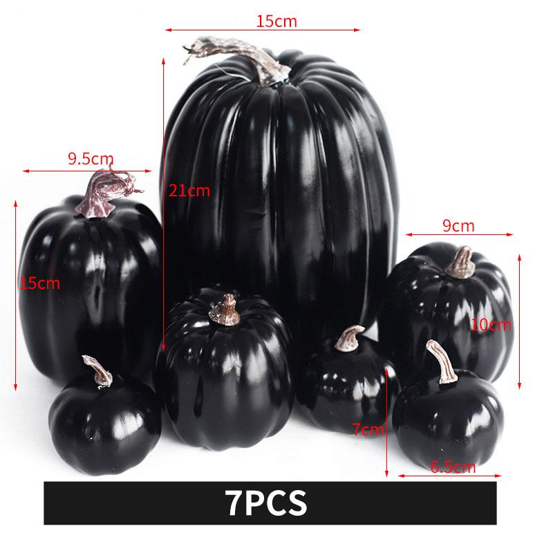 3 Colors Pumpkin Autumn Decor Orange Foam Plastic Fake Artificial Pumpkin Halloween Thanksgiving Harvest Festival Table Decor чорний
3 Colors Pumpkin Autumn Decor Orange Foam Plastic Fake Artificial Pumpkin Halloween Thanksgiving Harvest Festival Table Decor чорний