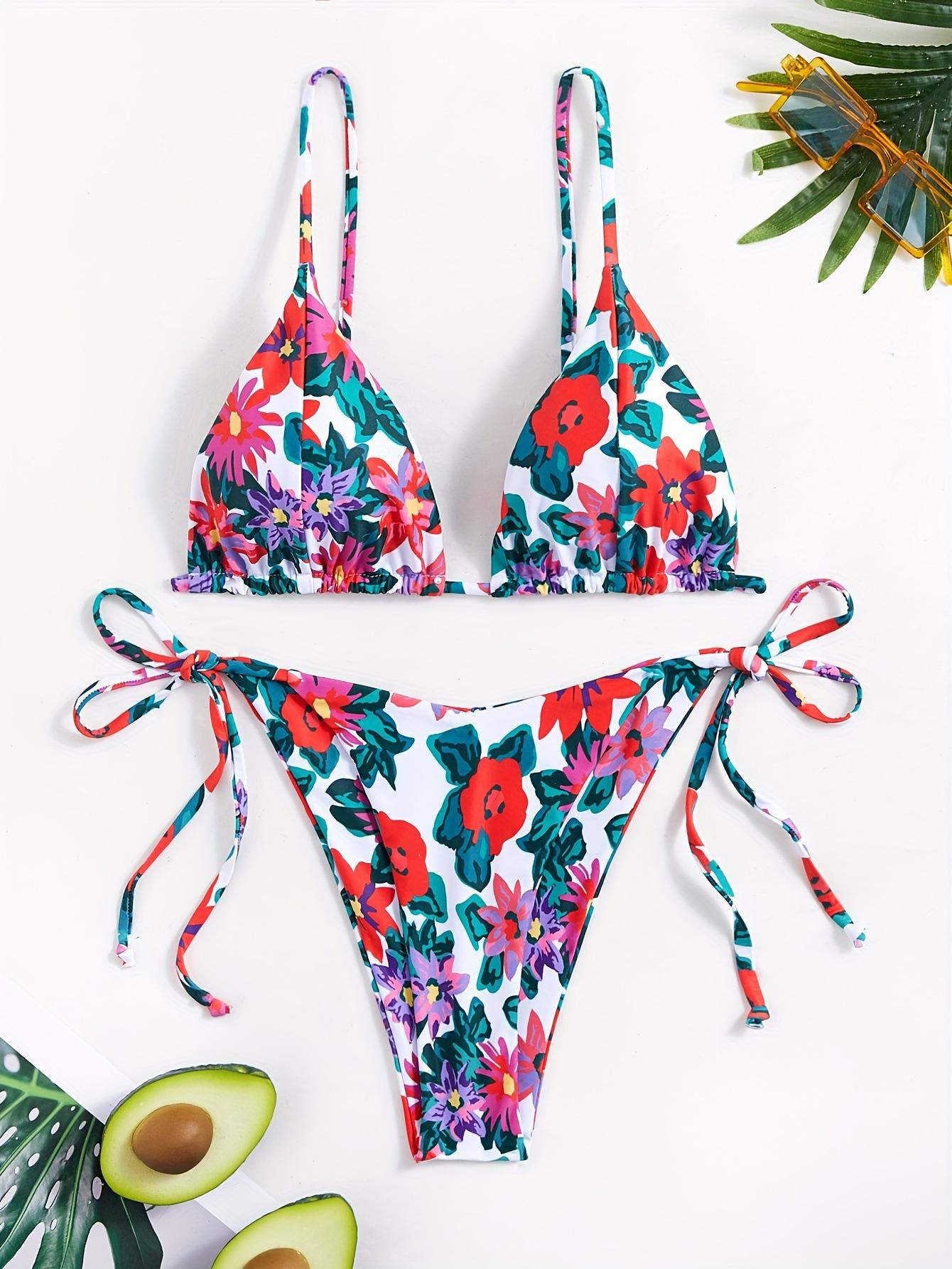 New retro floral bikini swimsuit XL
New retro floral bikini swimsuit XL