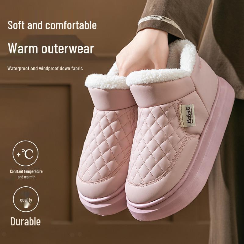 2025 Водонепроницаемые хлопковые зимние ботинки на флисовой подкладке: Теплые мужские и женские зимние тапочки с утолщенной конструкцией с закрытой пяткой для ношения на улице розовый
2025 Водонепроницаемые хлопковые зимние ботинки на флисовой подкладке: Теплые мужские и женские зимние тапочки с утолщенной конструкцией с закрытой пяткой для ношения на улице розовый