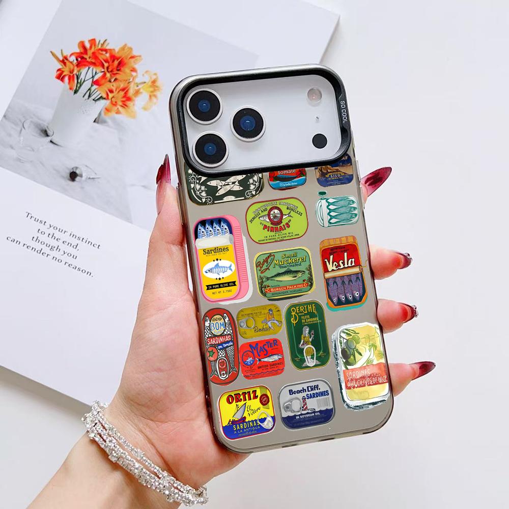 INS Fashion Sardines Phone Case For iPhone 17 16 15 14 13 12 11 Pro Max Air Matte Laser Aurora Shockproof Funda iPhone 11 Pro
INS Fashion Sardines Phone Case For iPhone 17 16 15 14 13 12 11 Pro Max Air Matte Laser Aurora Shockproof Funda iPhone 11 Pro