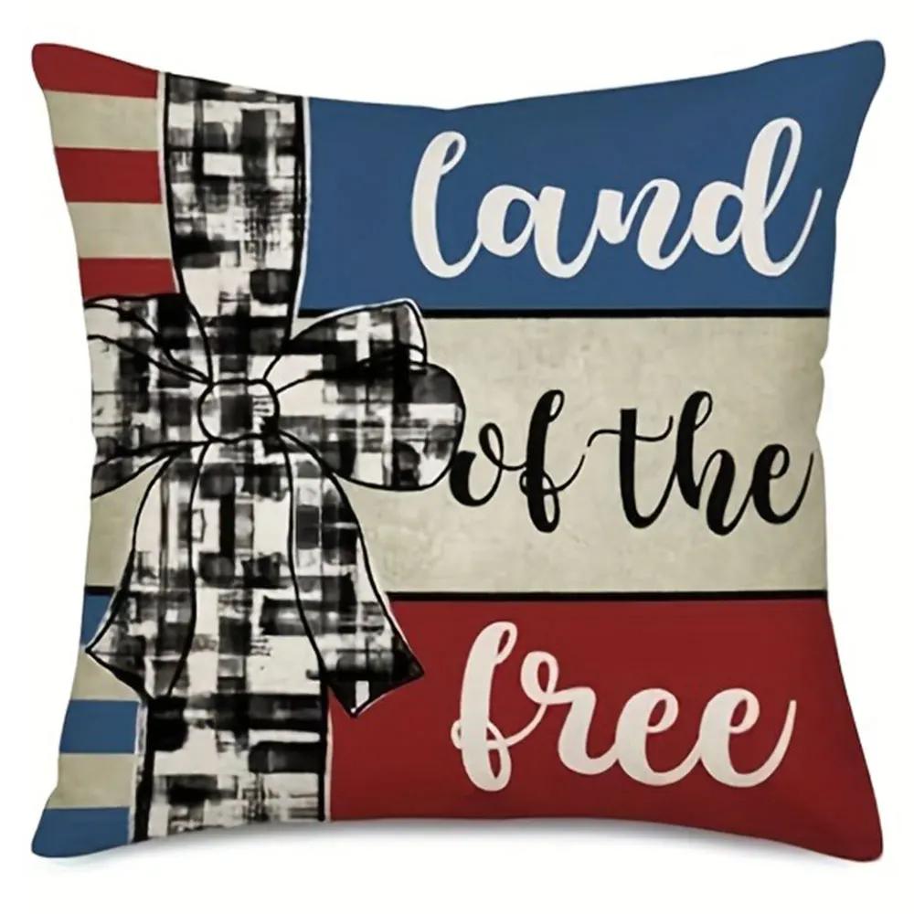 American Country Style Patriotic Pattern Home Decor Pillowcase Living Room Sofa Polyester Cushion Cover with Zipper 30x30cm чорний
American Country Style Patriotic Pattern Home Decor Pillowcase Living Room Sofa Polyester Cushion Cover with Zipper 30x30cm чорний