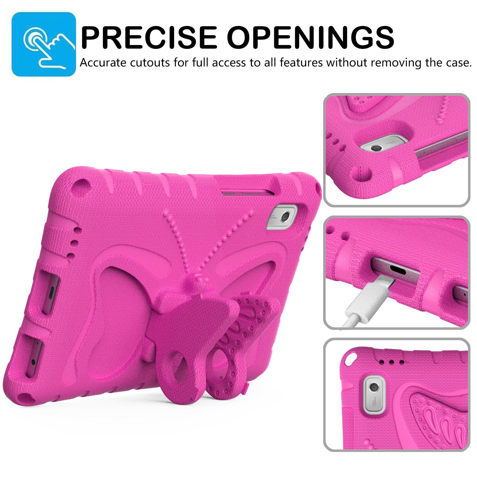 For Lenovo Tab M9 Case Butterfly Kickstand EVA Tablet Cover with Shoulder Strap Rose
For Lenovo Tab M9 Case Butterfly Kickstand EVA Tablet Cover with Shoulder Strap Rose