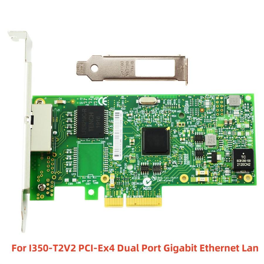 For I350-T2V2 PCI-Ex4 Dual Port Gigabit Ethernet Lan 10/100/1000Mbps Network Interface Card Adapter
For I350-T2V2 PCI-Ex4 Dual Port Gigabit Ethernet Lan 10/100/1000Mbps Network Interface Card Adapter