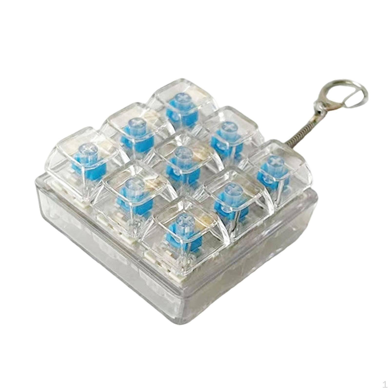 Keyboard Keychain Button Fidget Gifts for Adults Funny Sturdy Cube Finger Toy clear 6x6x3cm
Keyboard Keychain Button Fidget Gifts for Adults Funny Sturdy Cube Finger Toy clear 6x6x3cm