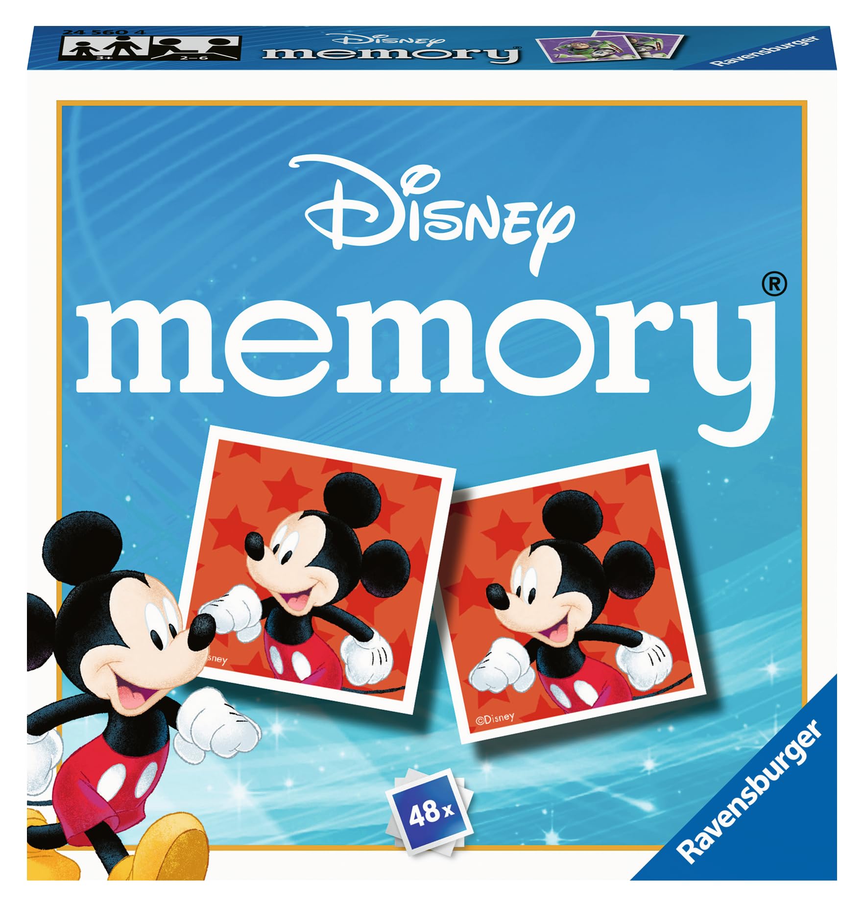 Ravensburger Disney Classic Минни Мемори 24560 4 Тренировка концентрации Возраст 3 года и старше (Игра на запоминание)
Ravensburger Disney Classic Минни Мемори 24560 4 Тренировка концентрации Возраст 3 года и старше (Игра на запоминание)