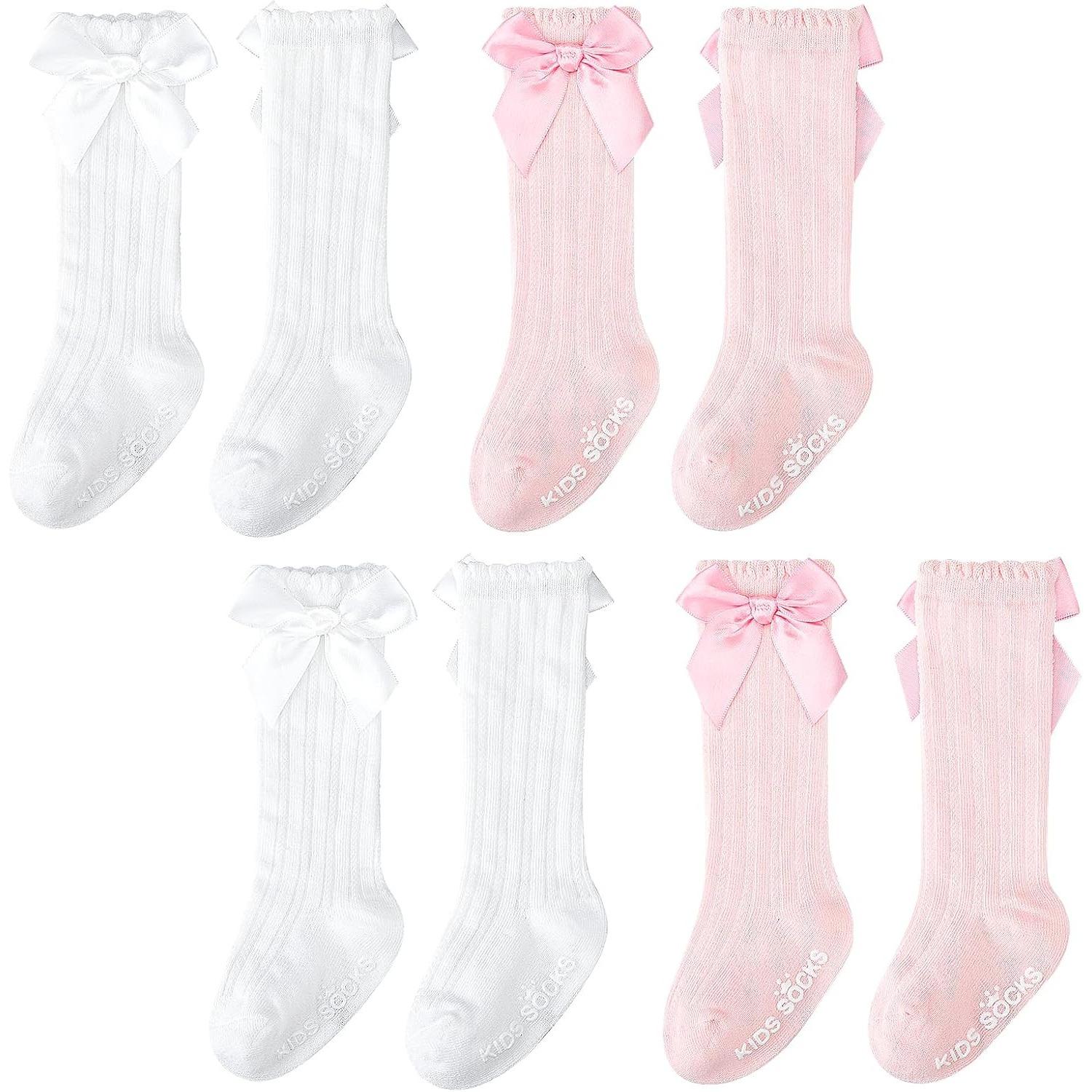 Baby Girls Knee High Socks Newborn Girl Bow Ruffle Long Infant Non-Slip Socks 1 to 3 year
Baby Girls Knee High Socks Newborn Girl Bow Ruffle Long Infant Non-Slip Socks 1 to 3 year