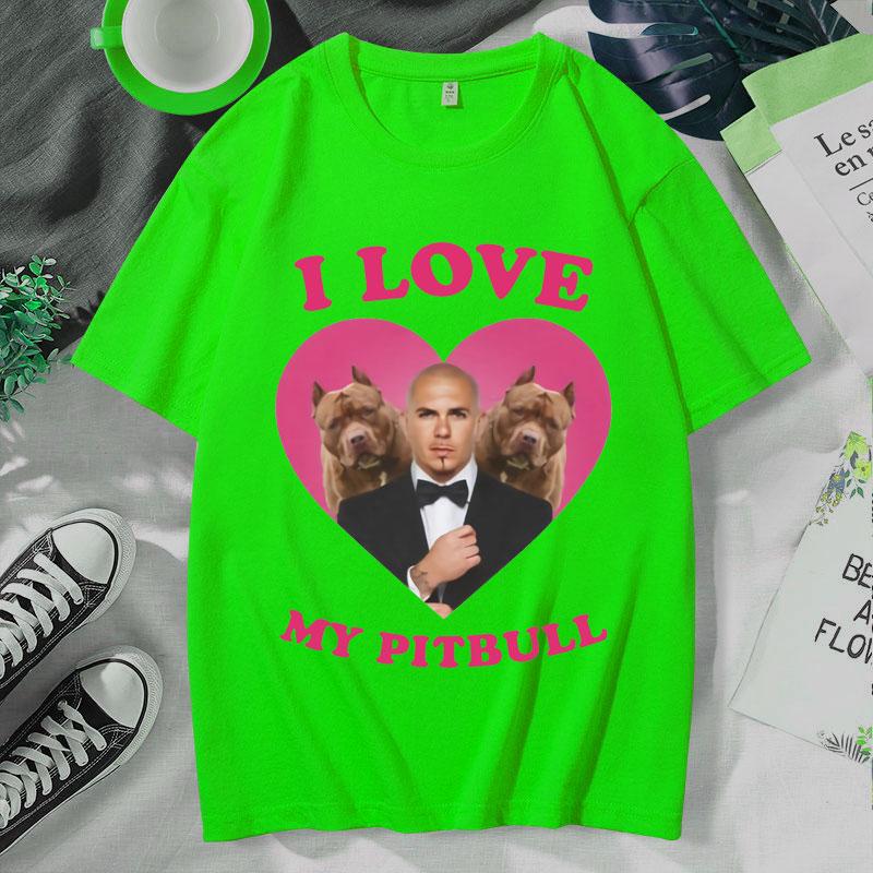 Funny I Love My Pitbull Mr. Worldwide T-shirt Short Sleeve Men Clothing Trendy Street Tees Fashion Oversized 100% Cotton T Shirt 3XL
Funny I Love My Pitbull Mr. Worldwide T-shirt Short Sleeve Men Clothing Trendy Street Tees Fashion Oversized 100% Cotton T Shirt 3XL