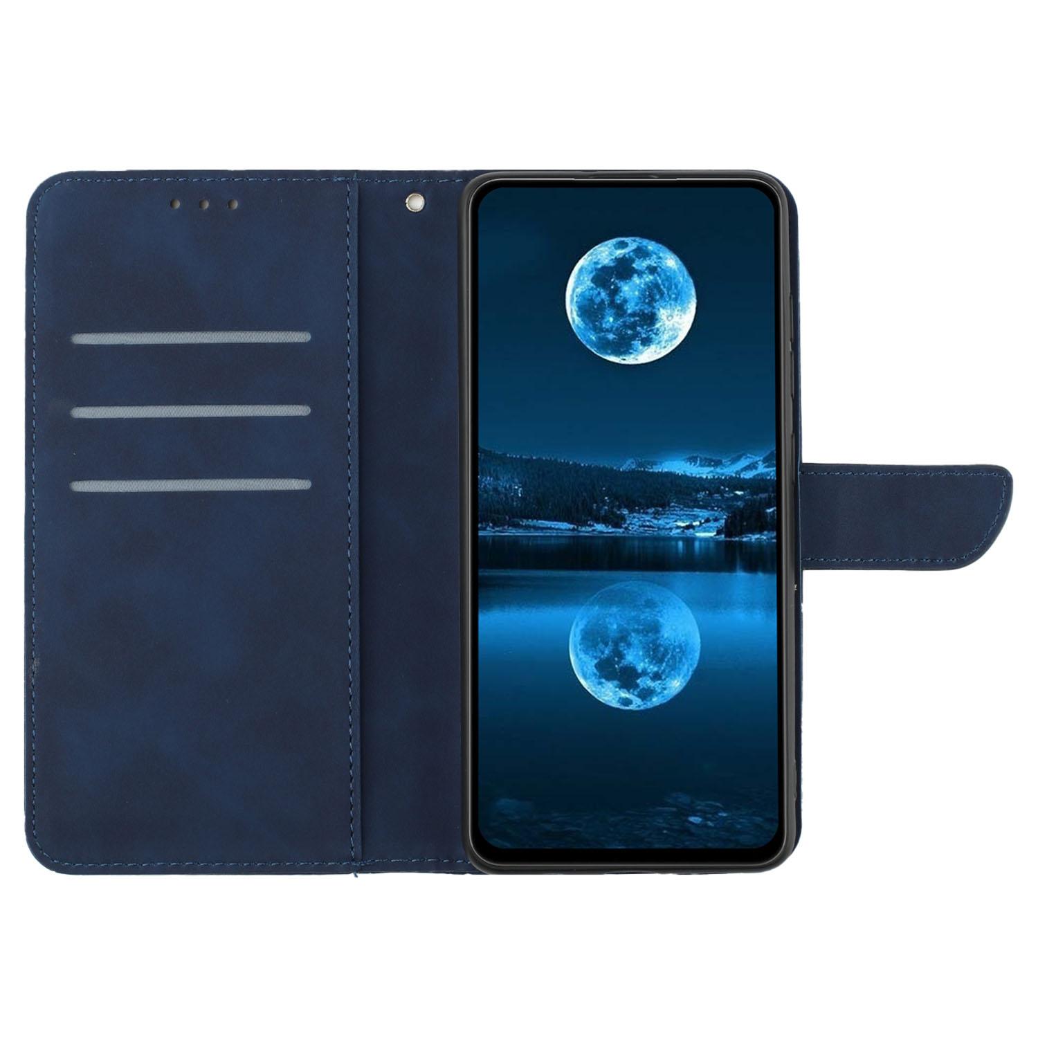 HT05 For Motorola Moto G54 5G PU Leather Stand Wallet Case Imprinted Line Flip Protective Phone Cover Blue
HT05 For Motorola Moto G54 5G PU Leather Stand Wallet Case Imprinted Line Flip Protective Phone Cover Blue