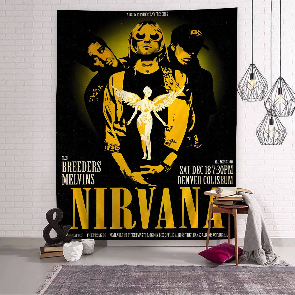 Nirvana Band Magazine Classic Anime Cartoon Tapestry Art Science Fiction Room Home Decor Wall Hanging Home Decor 74x94cm(29x37in)
Nirvana Band Magazine Classic Anime Cartoon Tapestry Art Science Fiction Room Home Decor Wall Hanging Home Decor 74x94cm(29x37in)