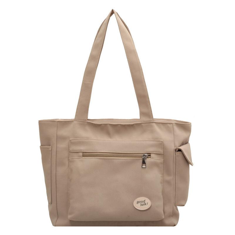 Simple Chic Tote Bag Large Capacity Shoulder Handbag Casual Commuter Purse for Women хакі
Simple Chic Tote Bag Large Capacity Shoulder Handbag Casual Commuter Purse for Women хакі