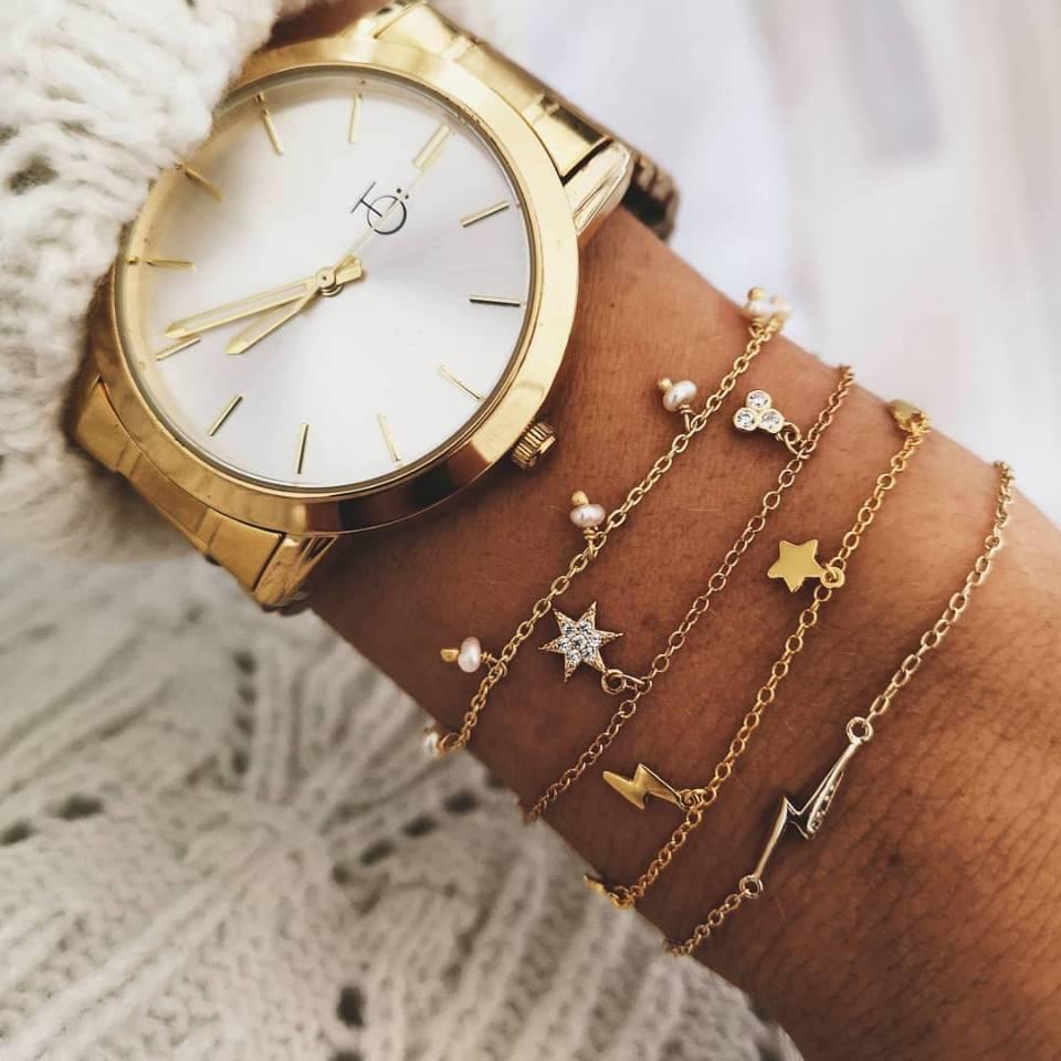 Новый европейский и американский женский браслет, модный простой маленький свежий браслет с молниями и звездами с бриллиантами 
Новый европейский и американский женский браслет, модный простой маленький свежий браслет с молниями и звездами с бриллиантами