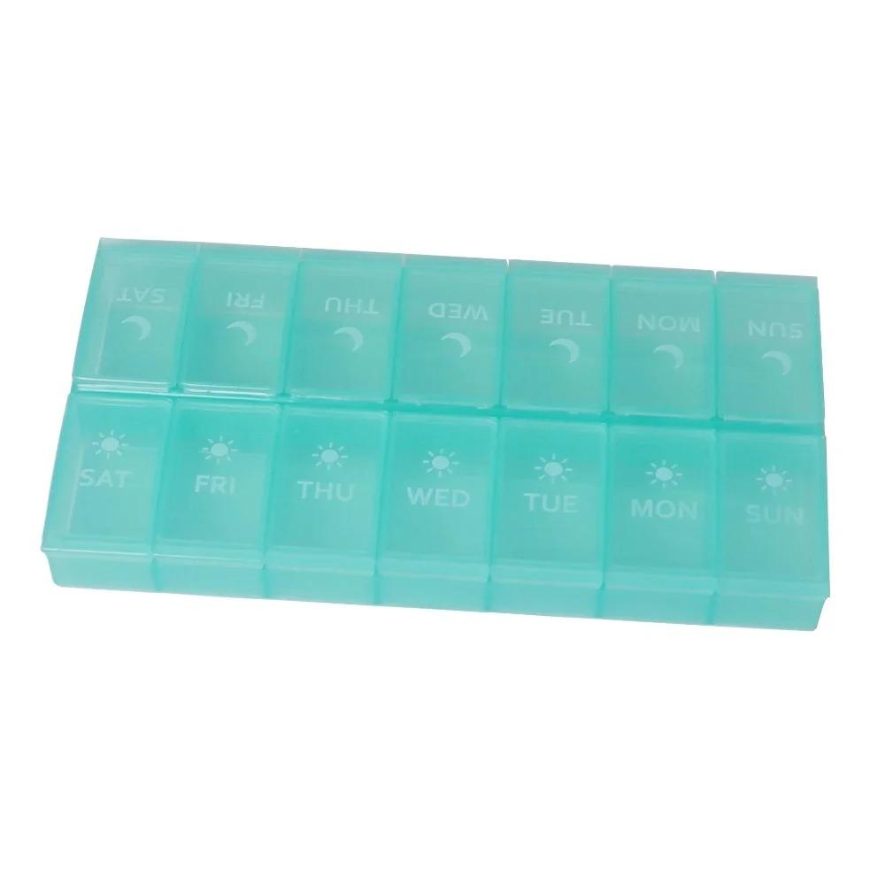 New Premuim Weekly Portable Pill Box Case Storage Organizer Container 7 Days Twice A Day 14 Grids for Vitamin Medicine Fish Oils
New Premuim Weekly Portable Pill Box Case Storage Organizer Container 7 Days Twice A Day 14 Grids for Vitamin Medicine Fish Oils