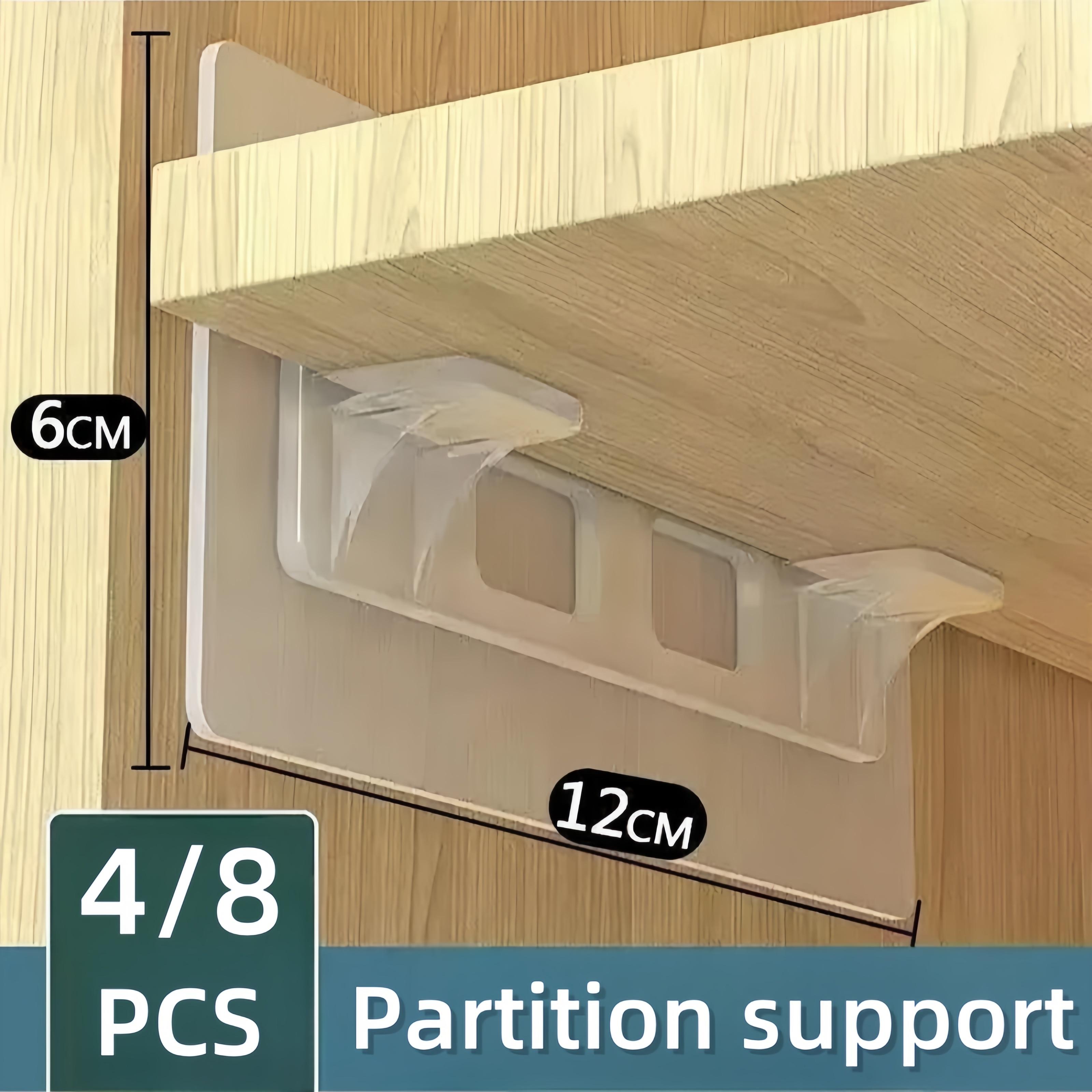 Self Adhesive Shelves Partition Holders Punch Free Shelf Support Peg Closet Brackets Cabinet Support Clips Wall Hanger Sticker 4-pcs
Self Adhesive Shelves Partition Holders Punch Free Shelf Support Peg Closet Brackets Cabinet Support Clips Wall Hanger Sticker 4-pcs