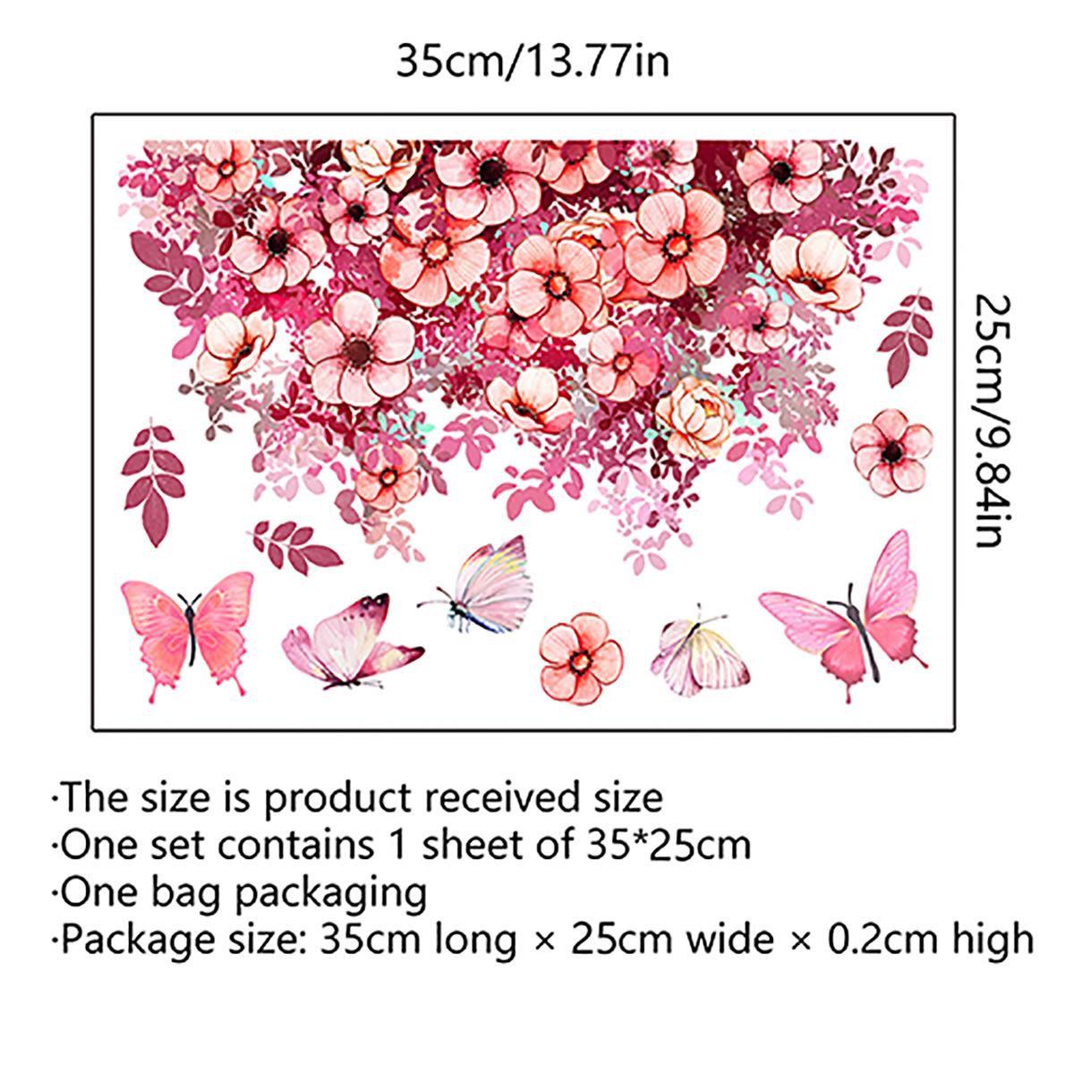 Self-adhesive Pink Plants Flowers Butterfly Toilet Stickers for Bathroom Wall Decor 25x35cm разноцветный
Self-adhesive Pink Plants Flowers Butterfly Toilet Stickers for Bathroom Wall Decor 25x35cm разноцветный