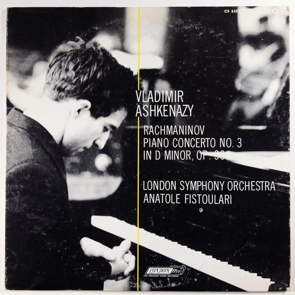 LP Record VLADIMIR ASHKENAZY LONDON SYMPHONY Rachmaninoff Piano Concerto No. 3 CS6359 LONDON 1963 US Classical Used
LP Record VLADIMIR ASHKENAZY LONDON SYMPHONY Rachmaninoff Piano Concerto No. 3 CS6359 LONDON 1963 US Classical Used