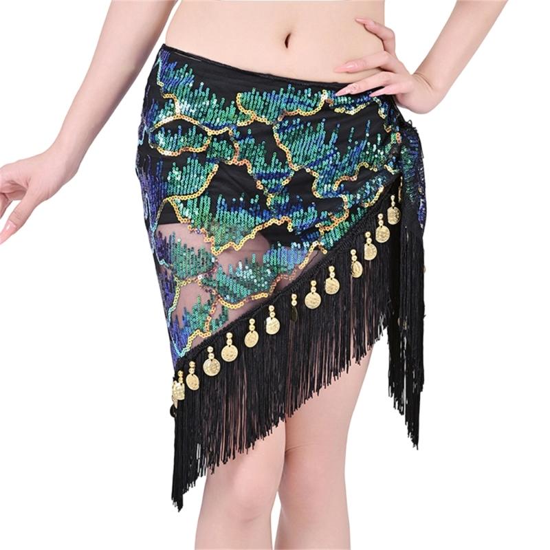 Belly Dance Hip Scarf Laces Up Sequins Skirt Sparkles Wrap Skirt Bellydance Costumes for Halloween Raves Party Clubwears зелений
Belly Dance Hip Scarf Laces Up Sequins Skirt Sparkles Wrap Skirt Bellydance Costumes for Halloween Raves Party Clubwears зелений