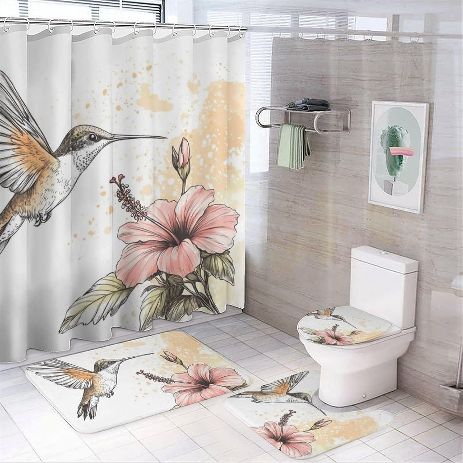 Watercolor Cute Elephant Shower Curtains With Rugs Toilet Lid Cover And Bath Mat For Bathroom,Home Tub Curtains Sets With Rugs S W60H190(CM)-1 Pcs
Watercolor Cute Elephant Shower Curtains With Rugs Toilet Lid Cover And Bath Mat For Bathroom,Home Tub Curtains Sets With Rugs S W60H190(CM)-1 Pcs