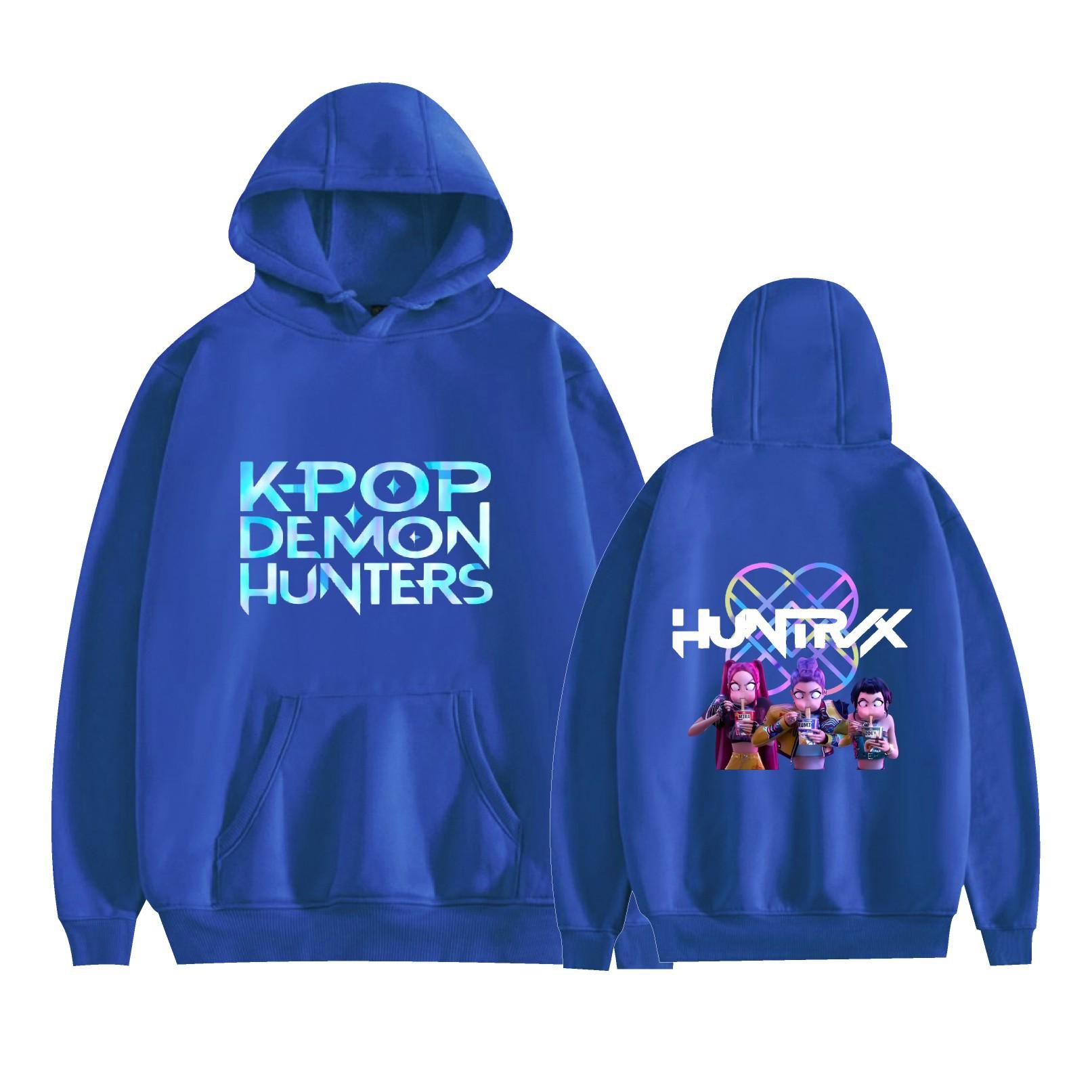 KPop Demon Hunters Anime Hoodie Sweatshirt Anime Printed Cool CARTOON Pullover Hooded Unisex XXS синій
KPop Demon Hunters Anime Hoodie Sweatshirt Anime Printed Cool CARTOON Pullover Hooded Unisex XXS синій