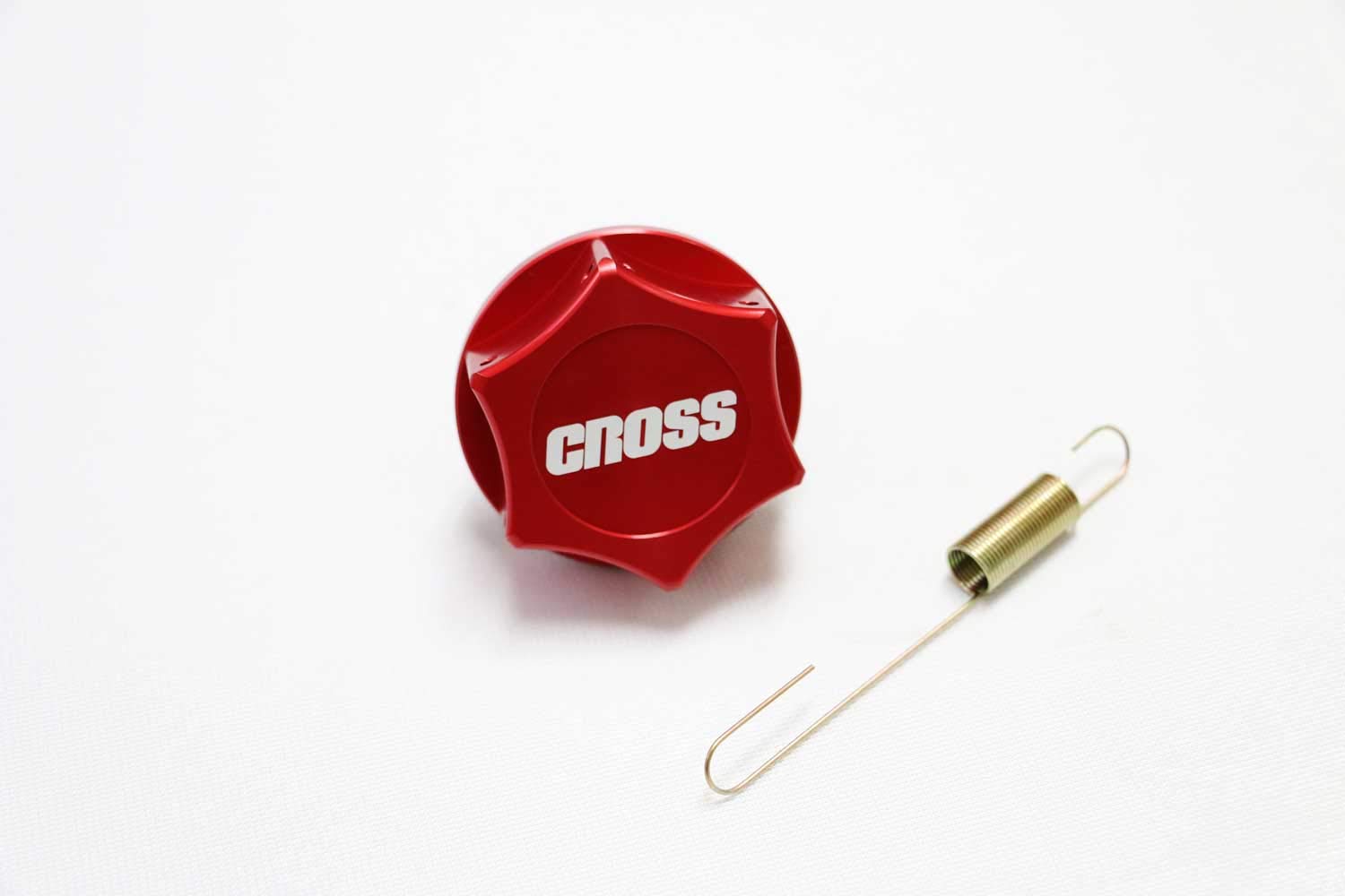 Takeoff CROSS oil filler cap for KF/EF engines (red) M30xP3.0mm
Takeoff CROSS oil filler cap for KF/EF engines (red) M30xP3.0mm