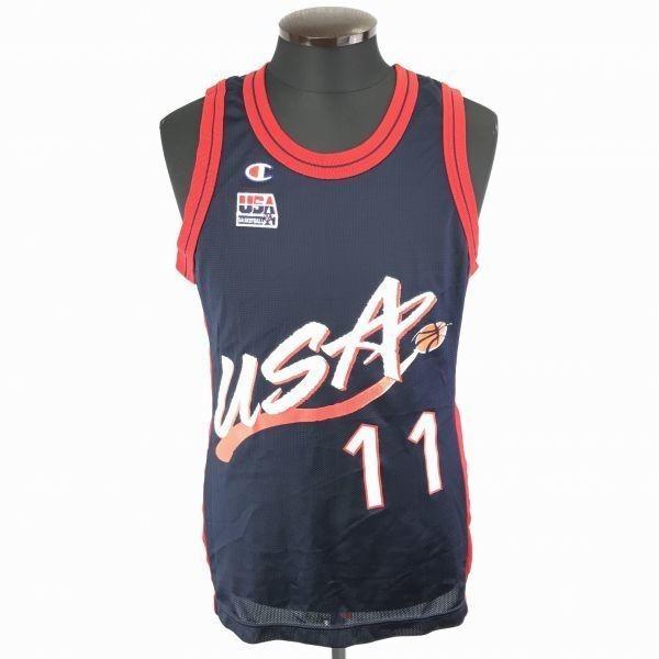 USA Champion Dream Team Basketball Jersey Men L Navy Red Number 11 Moses Malone(USED)
USA Champion Dream Team Basketball Jersey Men L Navy Red Number 11 Moses Malone(USED)