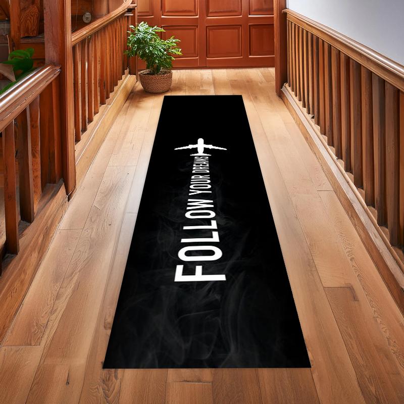 Inspirational Aviation Long Runner Rug Follow Your Dreams Durable Non-slip Corridor Mat Stylish Carpet for Hallway Entryway 50x150CM
Inspirational Aviation Long Runner Rug Follow Your Dreams Durable Non-slip Corridor Mat Stylish Carpet for Hallway Entryway 50x150CM
