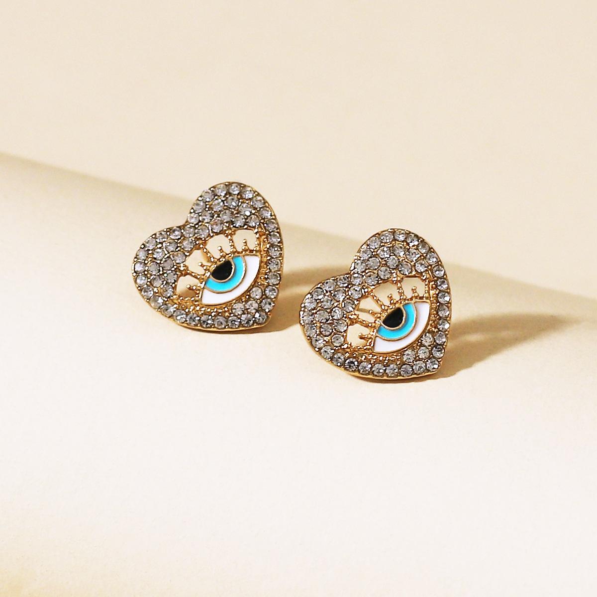JMXD - Devil s Eye Earrings Punk Style Hollow Full Diamond Crown Devil s Eye Love Earrings and Earrings Female
JMXD - Devil s Eye Earrings Punk Style Hollow Full Diamond Crown Devil s Eye Love Earrings and Earrings Female