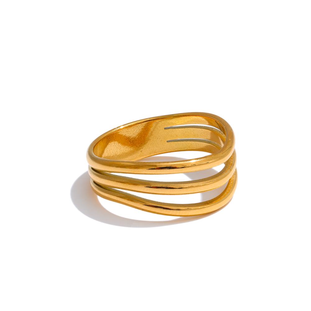 Yhpup 678# Distinctive Stainless Steel Metal Geometric Layered Hollow Golden Ring Charm Trendy Daily Jewelry Accessories 6
Yhpup 678# Distinctive Stainless Steel Metal Geometric Layered Hollow Golden Ring Charm Trendy Daily Jewelry Accessories 6