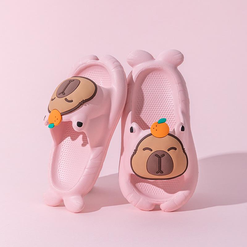 Межграничные детские мягкие нескользящие тапочки-капибары - милые тапочки на одной лямке для родителей и детей для мальчиков и девочек 160mm (Foot Length 15cm, approx. 22/23) розовый
Межграничные детские мягкие нескользящие тапочки-капибары - милые тапочки на одной лямке для родителей и детей для мальчиков и девочек 160mm (Foot Length 15cm, approx. 22/23) розовый