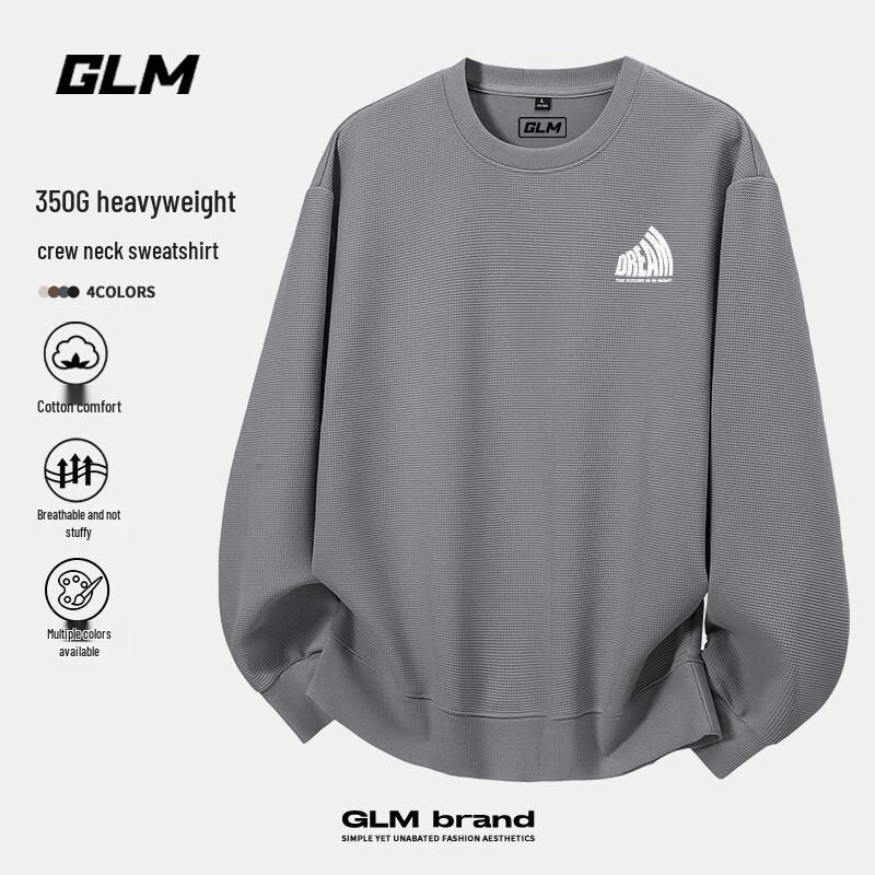 GLM Men s Round Neck Long Sleeve Pullover Sweatshirt 2XL
GLM Men s Round Neck Long Sleeve Pullover Sweatshirt 2XL