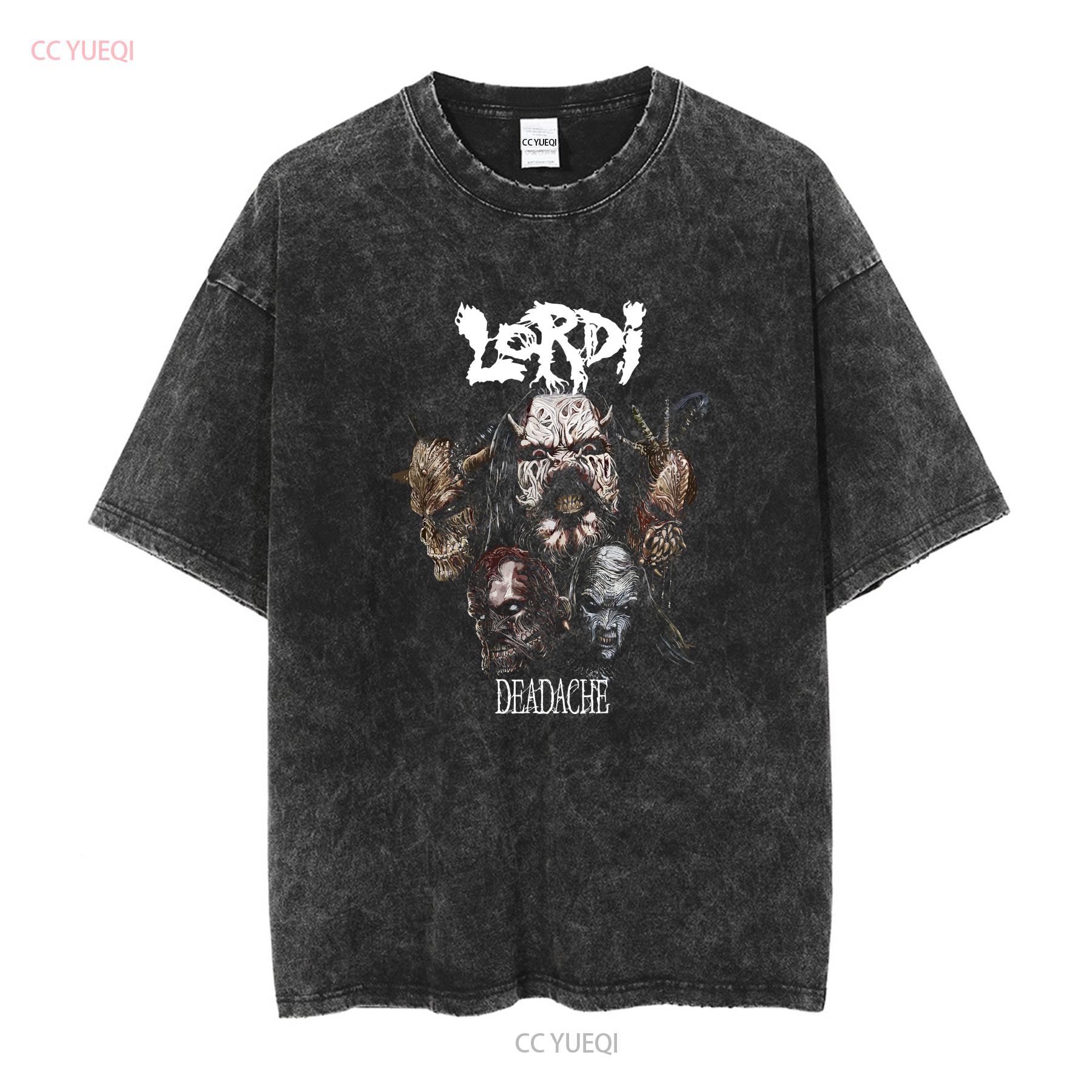 Lordi Deadache 90s 00s Concert Tour Metal Band Black T Shirt faded vintage Washed Breathable Unisex Soft streetwear Casual M
Lordi Deadache 90s 00s Concert Tour Metal Band Black T Shirt faded vintage Washed Breathable Unisex Soft streetwear Casual M