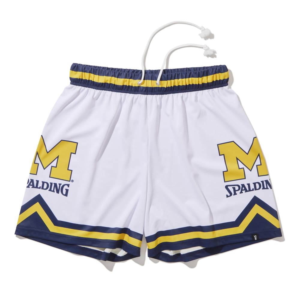 Spalding Michigan Jersey Shorts with M Logo, White, Size Small, SMP24125M
Spalding Michigan Jersey Shorts with M Logo, White, Size Small, SMP24125M