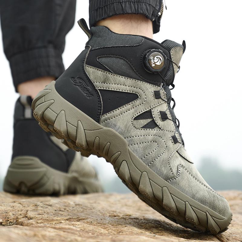 High-Top Safety Shoes: Anti-Smash, Anti-Puncture, Insulated, Rotating Buttons, Comfortable for Long Standing
High-Top Safety Shoes: Anti-Smash, Anti-Puncture, Insulated, Rotating Buttons, Comfortable for Long Standing
