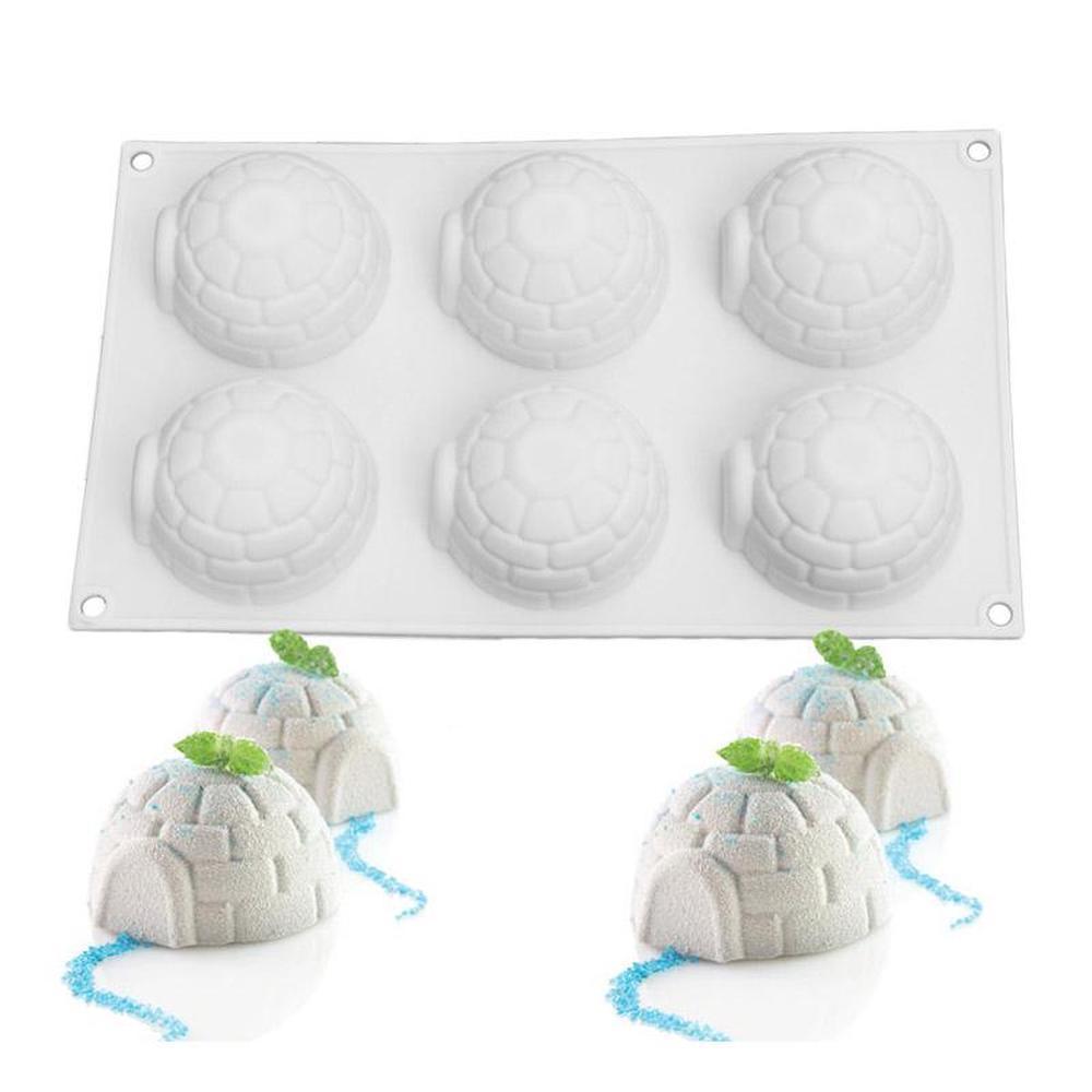 Силиконовая форма 6 полостей Igloo, силиконовая форма для торта для мусса, мороженого, шифоновые аксессуары для выпечки белый
Силиконовая форма 6 полостей Igloo, силиконовая форма для торта для мусса, мороженого, шифоновые аксессуары для выпечки белый